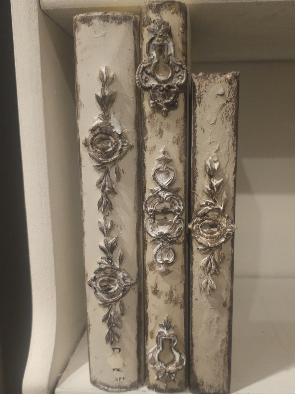Distressed Brown Decorative  Book Set - Home Accents